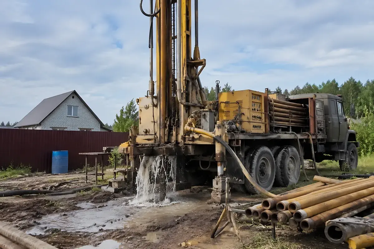 Глубинное бурение скважин на воду